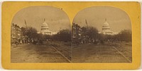 Pennsylvania Avenue & U.S. Capitol. by Bell and Brother