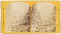 The mouth of Kanab Creek. The beds of the Colorado River and its tributary here lie in gorges cut by the running water... by William H Bell
