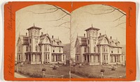 View of large Victorian-style house at Coudersport, Pa. by Lalon R Bliss