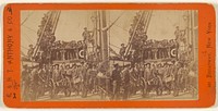 Group of the Equipage of the Italian man-of-war, Re Galantuomo, in New York Harbor, 1862. by Edward and Henry T Anthony and Co