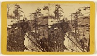 Winter in the Catskills. Sunset Rock overhanging Kauterskill Clove. by Edward and Henry T Anthony and Co