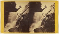 First Fall - 60 feet high - in Upper Taughannock Ravine. by Edward and Henry T Anthony and Co