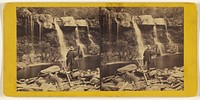 The Glens of the Catskills. The Bastion Fall, Kauterskill Glen, near the Laurel House. by Edward and Henry T Anthony and Co