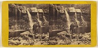 The Glens of the Catskills. The Bastion Fall, Kauterskill Glen, near the Laurel House. by Edward and Henry T Anthony and Co