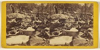 The Glens of the Catskills. Kauterskill Glen below the Terrace Cascade. by Edward and Henry T Anthony and Co