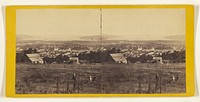 General View of Ithaca - Cayuga Lake in the distance. by Edward and Henry T Anthony and Co