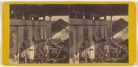 Plantation View. View in a Sugar-mill. The fire-hole. by George N Barnard, Edward and Henry T Anthony and Co and Kuhns