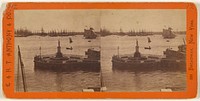 Instantaneous View. The Harbor of Havana, with Fountain of Neptune in the foreground. by George N Barnard, Edward and Henry T Anthony and Co and Kuhns