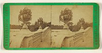 The Rampart of the Bow Bridge, with its Vases of Flowers, Central Park. by Edward and Henry T Anthony and Co