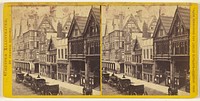 Chester - Eastgate Street and Grosvenor Hotel. [Chester, England] by Francis Bedford