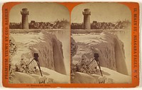 Horseshoe Fall - Winter. [Camera on tripod at foreground] by George Barker