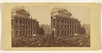 Inauguration of the Webster Statue. Boston, Mass. by Deloss Barnum