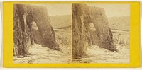 Natural Granite Arch, at Nanjizel, Near Land's End, Cornwall. by William Brooks