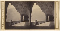 Lac des Quatre-Cantons. Tunnel de l'Axenstrasse. by Adolphe Braun
