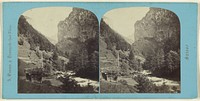 Oberland Bernois. Vallee de Lauterbrunnen. by Adolphe Braun