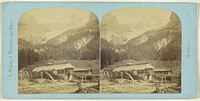 Oberland Bernois. Vallee de Rosenlaui. by Adolphe Braun