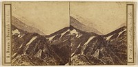 Le Mont Blanc vu de la Croix de fer by Adolphe Braun
