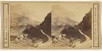 Route de Grindelwald. by Adolphe Braun