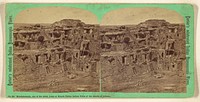 Meeshomoneah, one of the seven Aztec or Moquis Pablas Indian Cities of the deserts of Arizona. by Charles William Carter