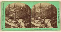 Creek and Emerald Hill, head of Little Cottonwood Canyon. by Charles William Carter
