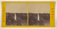 Looking down Niagara River, Bridal Veil Fall, &c. by William M Chase