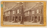 Penn's House (yet standing), in Letitia Court, Philada. by James Cremer