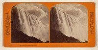 American Fall from below. [Niagara Falls] by George E Curtis
