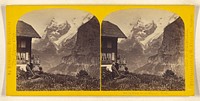 L'Eiger vu de Murren. Suisse. by William England