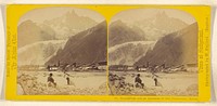 Glacier des Bois et Aiguilles du Dru Chamounix. Savoie. by William England