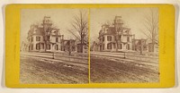 Houses, Winstead, Connecticut by Thomas M V Doughty