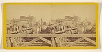 Work on Washington Street Tunnel (Second Contract) looking West. by Samuel Montague Fassett