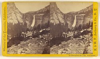 Nevada Falls, 700 ft. high. From the Bluff. by Edward and Henry T Anthony and Co