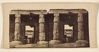 The Temple of Errebek. Thebes. by Francis Frith