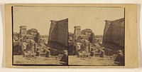 Unidentified ruins, possibly in Egypt by Francis Frith
