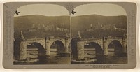 Heidelberg Bridge and Castle. Germany. by Carleton H Graves