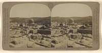 Mount Moriah and Dome of the Rock from Mount Zion. Jerusalem. by Carleton H Graves