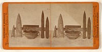 Indian arrow heads and bowl by E J Hayward and H W Muzzall