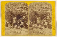 Summer Home Under a Cedar. Kai-Vav-Its. A tribe of the Pai Utes, living on...Kai-bab Plateau,...Grand Canon...Colorado... by John K Hillers