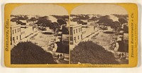 General View of Oakland, from Wilcox Block, looking East, Alameda County. by Thomas Houseworth and Company
