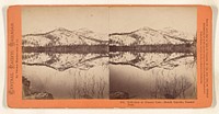Reflection in Donner Lake - Mount Lincoln, Donner Peak. by Thomas Houseworth and Company