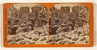 Nevada Fall, 700 Feet High - after a Snow Storm. by Thomas Houseworth and Company