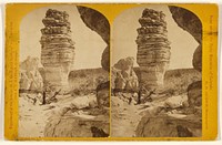 Castellated Rocks near Monument by William Henry Jackson