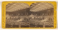 Chamber House of Representatives Is 139 feet long 93 feet wide and 36 feet high. The Gallery...will accomodate 1,500 persons... by John F Jarvis