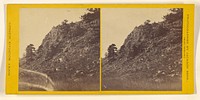 Unidentified rocky hillside by William Henry Jackson and Co