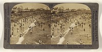 Bathers at Coney Island, New York's Most Popular Beach Resort. by Keystone View Co