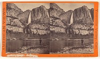 Yosemite Falls, 2634 ft. high. From the Merced. by Thomas C Roche
