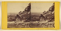 Hawkstone. Grotto Rocks looking S.W. by Laing