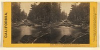View on the Merced River, near the Bridal Veil, Yo-Semite Valley, Mariposa County. by Lawrence and Houseworth