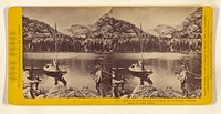Eagle Canon, from Eckley's Island, Emerald Bay. Western shore of Lake Tahoe. by Lawrence and Houseworth