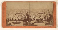 General View of the City, from corner California and Powell streets, looking East - the Bay. by Lawrence and Houseworth